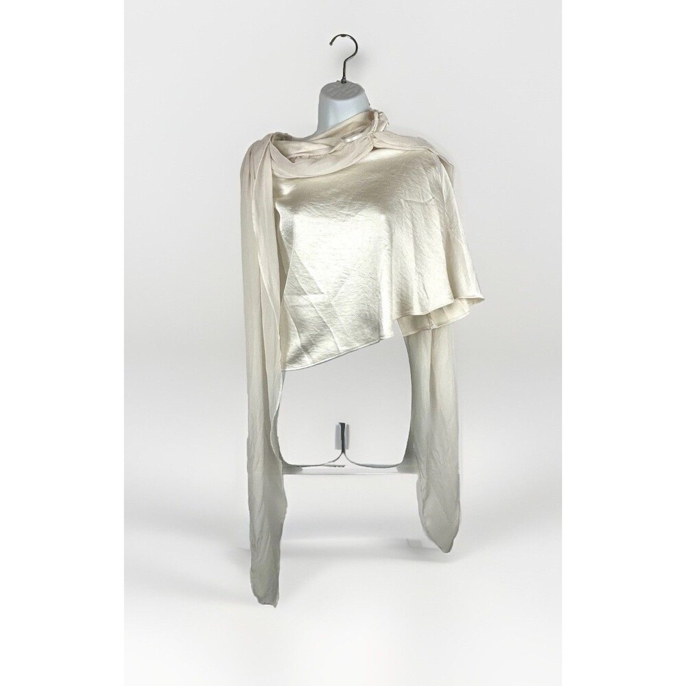 princess polly ivory bluse with shawl Size 2